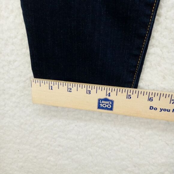 Gap‎ 1969 Jeans Womens 33R Legging Jean Stretch Denim Cotton Blend Blue Dark - Picture 9 of 13
